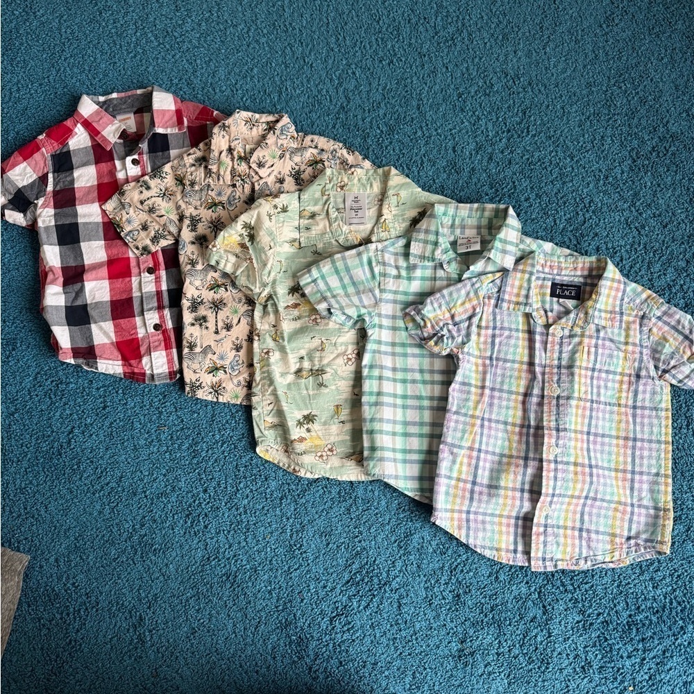 Bundle of Toddler Collared T-Shirts